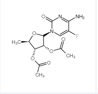 2',3'-二-O-乙酰基-5'-脱氧-5-氟-D-胞啶