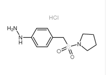 4-(1-吡咯烷基磺酰基甲基)苯肼盐酸盐