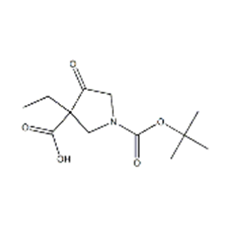 N-叔丁氧羰基-4-氧代-3-吡咯烷甲酸乙酯
